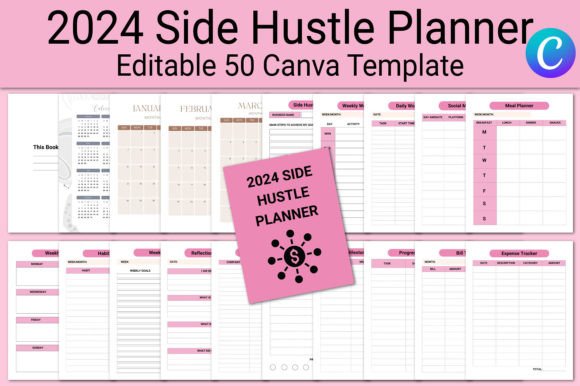 2024 Side Hustle Planner โ Making Sense of the Chaos Without Losing Your Mind