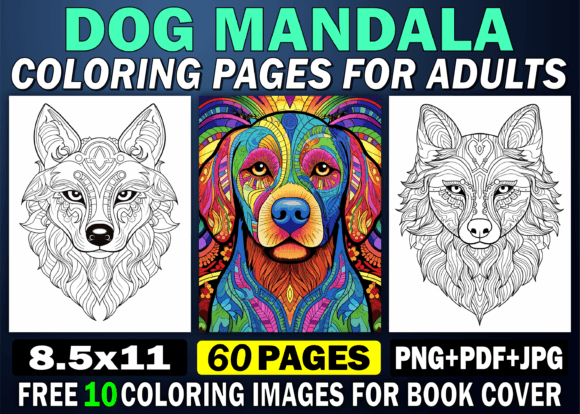 60 Dog Mandala Coloring Pages for KDP: What to Check Before You Publish