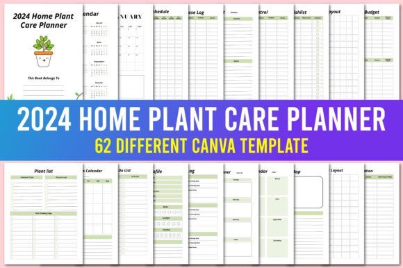 Customized 2024 Home Plant Care Planner: A Practical System for Thriving Plants