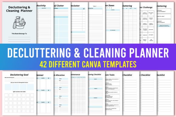 Decluttering and Cleaning Planner: Organize Your Home and Life