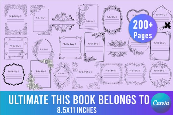 Editable Ultimate This Book Belongs to Guide for Creators