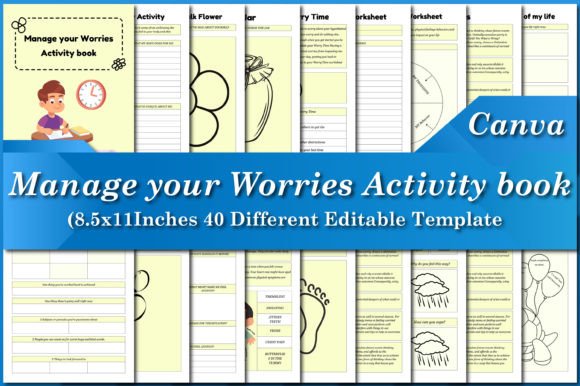 Manage Your Worries Activity Book: A Structured Approach to Anxiety Relief and Self-Awareness