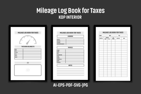 Mileage Log Book for Taxes KDP Interior: A Practical Tool for Freelancers, Drivers, and Small Business Owners