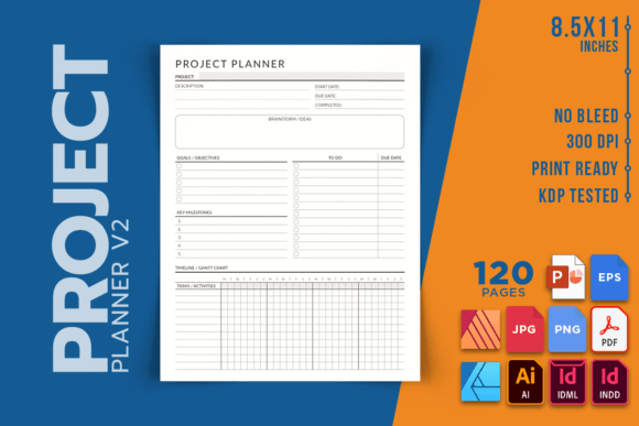 Project Planner V2: A Complete KDP Interior Solution