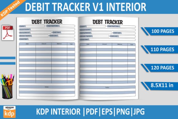 Take Control of Your Finances with a Debt Tracker KDP Interior Template