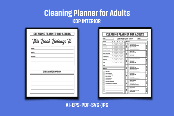 The Ultimate Guide to the Cleaning Planner for Adults KDP Interior